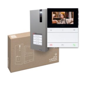 Kit Videocitofono Monofamiliare Quadra e People Vivavoce SimpleBus